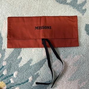 11x5” Missoni Foldover Tie Dustbag